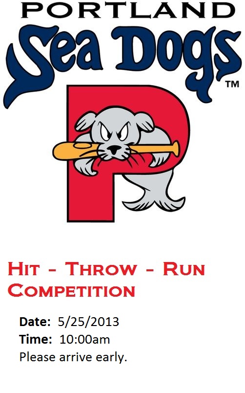 2013 Portland Sea Dogs Logo - HitThrowRu